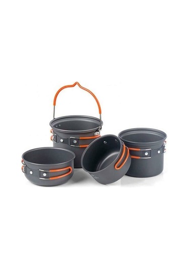 Naturehike 4ın1 Kamp Yemek Pişirme Seti Füme