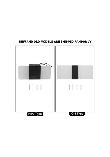 Besthome1 Led Duvar Lambası, Islak Işık, Açısını Ayarlayabilir, Göz Koruyucu, Akrilik-alüminyum, Siyah S Boyutu, Yatak Odası/bi Diğer