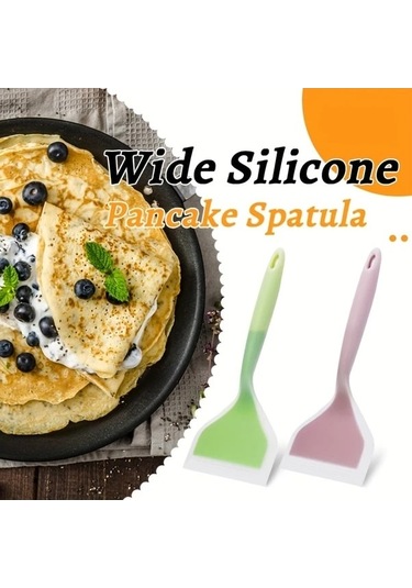 Trendooze Profesyonel Gaojunshop01 Turuncu Silikon Spatula Isıya Dayanıklı Yapışmaz Turuncu