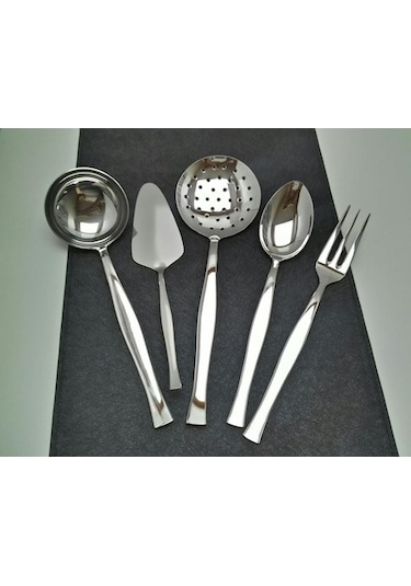 Nehir Zarif Sade 5 Parça Servis Seti