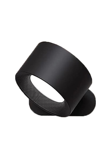 Vkemall Usb Şarjlı Dokunmatik Led Gece Lambası - Manyetik, Taşınabilir, 3 Renk Seçeneği Siyah