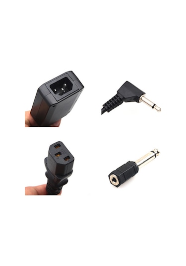 Youtek Ac-04 Kablosuz Flaş Tetikleyici Sistemi, 4 Kanallı, Stüdyo Flaşları İçin, 6.35mm Adaptörlü