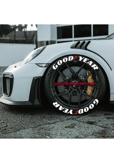 Lastik Yazısı Goodyear Bombtire 8 Adet