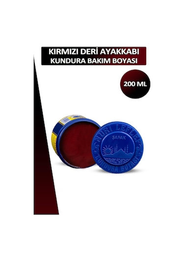 Bağcık + Nuri Leflef Deri Ayakkabı Kundura Bakım Boyası 200 Ml Set 001