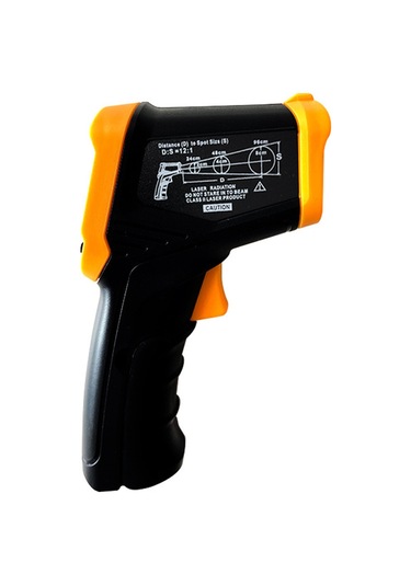 Youtek El Tipi Entegre Lcd Ekranlı Enfrared Sıcaklık Ölçer -50 C/+500 C, Dokunmadan Ölçüm, C/ F Değiştirme, Ev Kullanıma Uygun Pil Dahil Değil