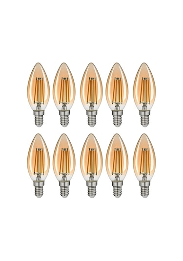 Ba3 4w E14 Amber Led Ampul 300lm 2400k 10 Adet