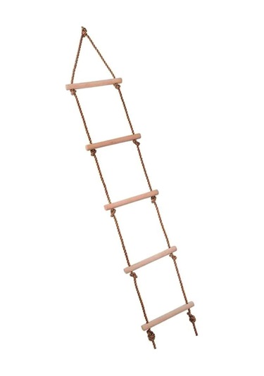 Çocuk Ahşap İp 6 Merdiven Ve Trapez Salıncak 2 Li Eğitici Settırmanma Kulesi & Trapez Jimlastik Salı