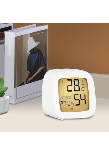 Suntek Kompakt Dijital Çalar Saat Başucu Saati 12/24h Ofis