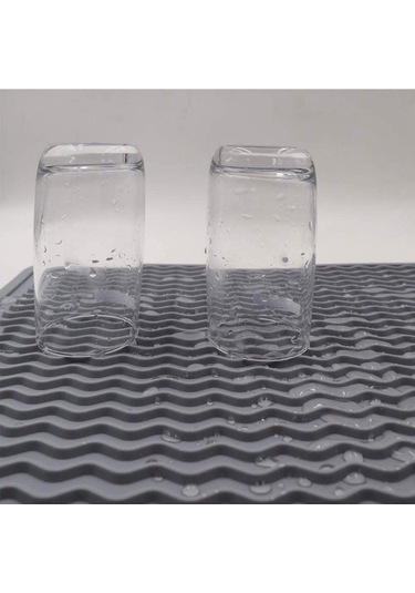 Suntek 40x30cm Silikon Bulaşık Kurutma Mat Tahliye Pedi Bpa