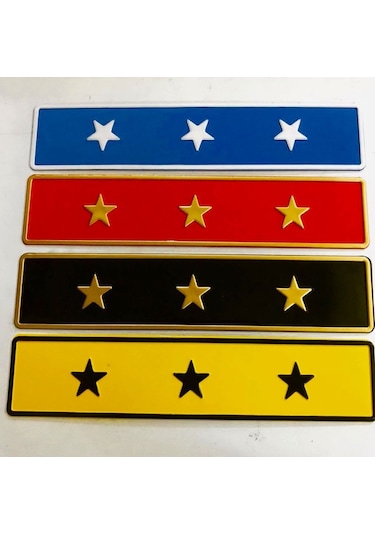 Dekor Plaka, Sari Plaka, Hediyelik Plaka, Özel Plaka 134472905