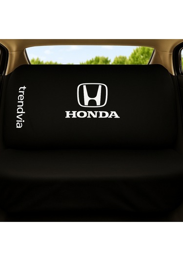 Honda Uyumlu Siyah Renk Penye Kumaş Oto Koltuk Kılıfı Takımı Ön Ve Arka Servis Kılıfı Seti