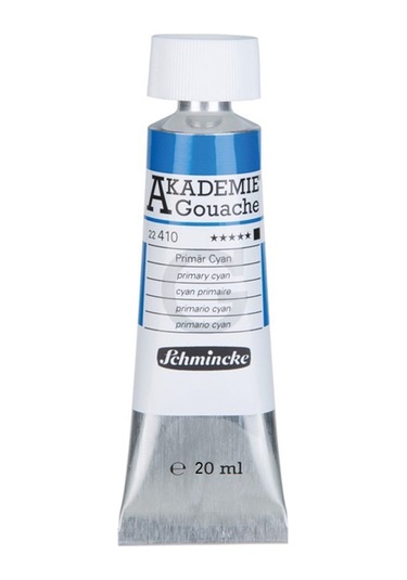 Schmincke Akademie Guaj Boya 20 Ml. 410 Primary Cyan