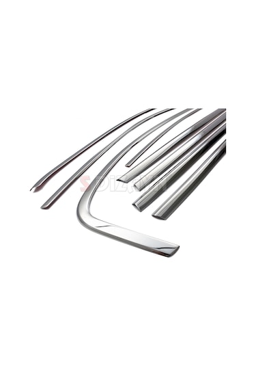 S-Dizayn Fiat Egea 2015 Üzeri SD Krom Cam Çerçevesi 8 Parça