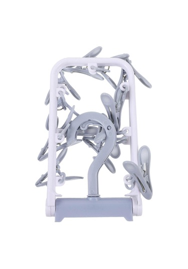 Ganzhoushop Giysiler İçin Katlanabilir Tasarımlı Paslanmaya Dayanıklı Kurutma Rafıblue Çok Renkli