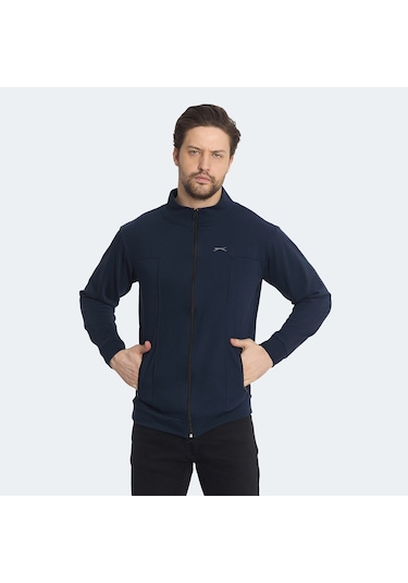 Slazenger KAGISONA IN Erkek Sweatshirt Lacivert