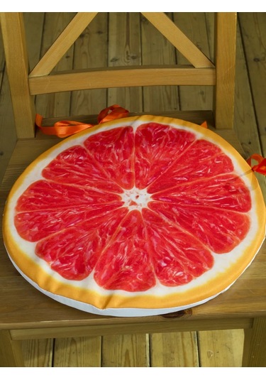 Domaletto Sandalye İçin Bağcıklı Yuvarlak Yastık, 2 Ad 479654975 Altın Rengi