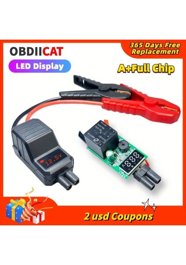 Xuweiwei 1 Adet Led Klips Araç Pil Kelepçe Klipsleri İçin Akıllı Led Acil Yönlendirici Kablo Ec5 Kırmızı Siyah Bağlayıcılar İle