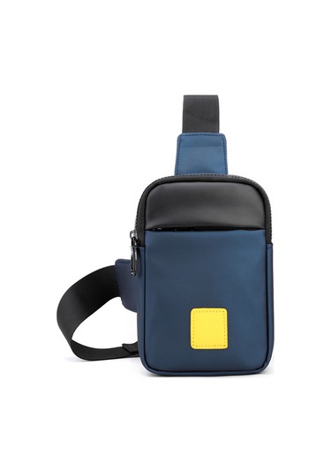 Youtek Erkek Nylon Casual Çapraz Çanta - Koyu Mavi, Hafif Ve Fonksiyonel, 19x13x4cm Koyu Mavi