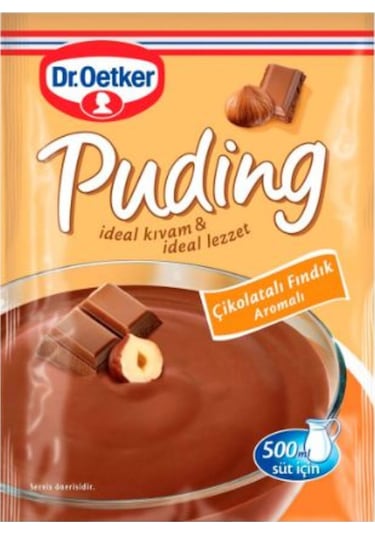 Dr Oetker Çikolatalı Fındık Puding 102 Gr.
