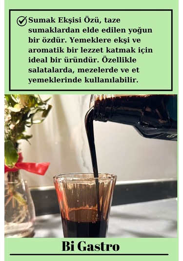 Bi Gastro - Organik Sumak Ekşisi - 350 Gr