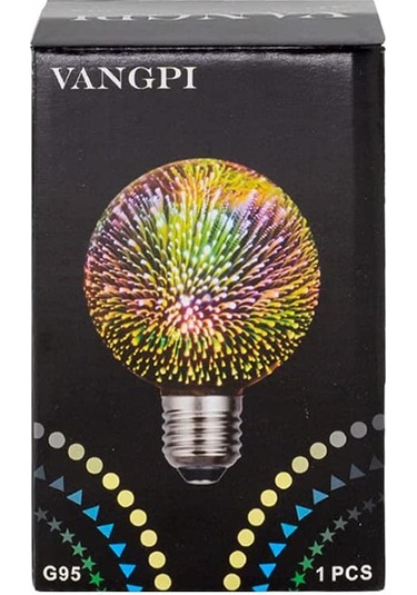 Youmex E27 4w Led Cam Ampul, 500lm Renkli Işık, 85-265v, 50000 Saat Ömür, Ce Sertifikalı