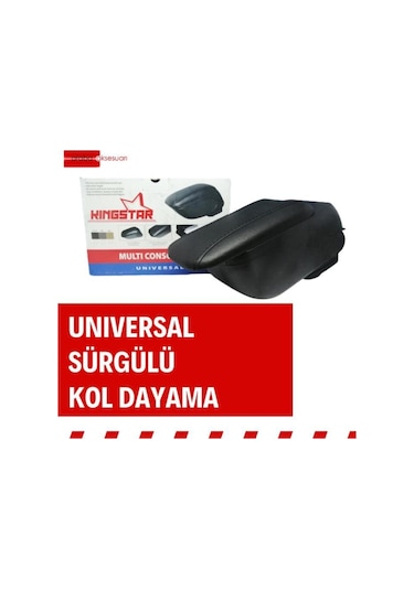 Kıngstar Her Araca Uygun Sürgülü Kolçak, Kol Dayama
