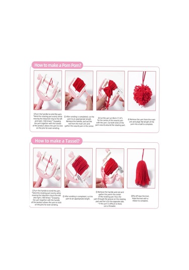 Pom Pom Yapma Püskül Yapma Aleti Aparatı