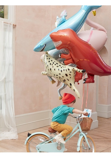 Meri Meri - T-rex Foil Balloon - T-rex Folyo Balon Çok Renkli