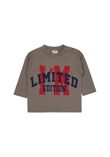 Cvl-77 Civil Baby Lımıted Baskılı 6-18 Ay Sweatshirt Füme