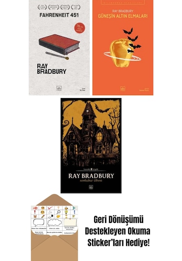 Fahrenheit 451 70. Yıl Özel Baskısı + Güneşin Altın Elmaları + Sonbahar Ülkesi