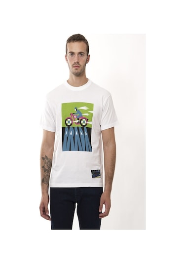 Yeni Prada Erkek Tshirt (312802546) Beyaz