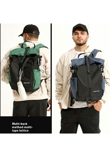 Wepower 6631 36-55l Rulo Üst Sırt Çantası Su Geçirmez Naylon Seyahat Omuz Çantası Erkekler Kadınlar İçin Yeşil