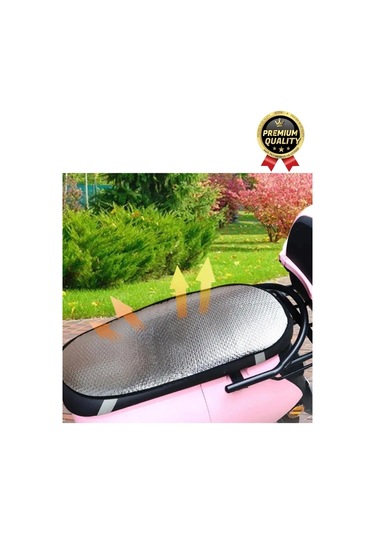 Özel Üretim Alüminyum Koltuk Kılıfı Dayanıklı Lastikli Su Geçirmez Motor Sele Güneşliği 60 Cm X35 Cm