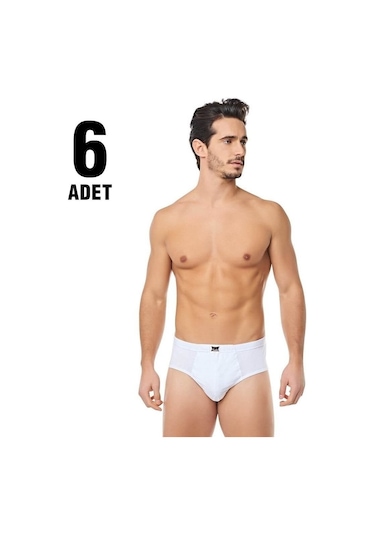 Tutku Erkek Penye Kom Slip Külot 6 Adet