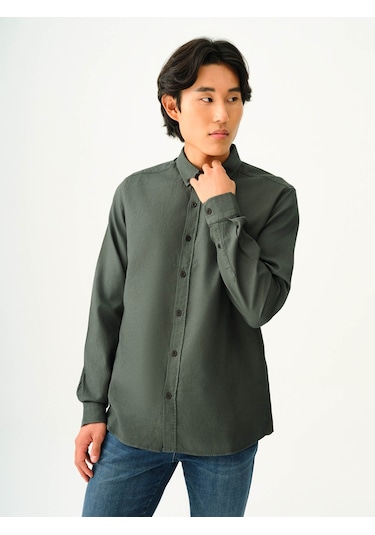 Loft Erkek Gömlek Haki Lf2030872 25kp69000018 P69195 Haki