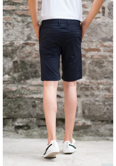 Poliamid Kumaş Regular Fit Likralı Yan Cep Erkek Şort 001