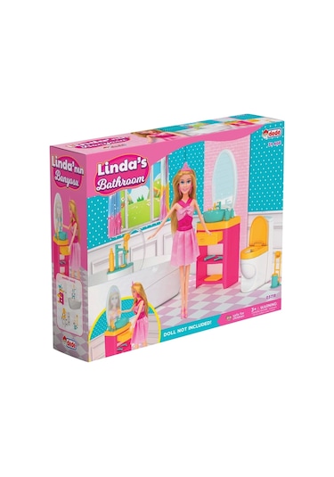 Linda'nın Banyosu Oyun Evleri Ve Aksesuarları Seti 37180