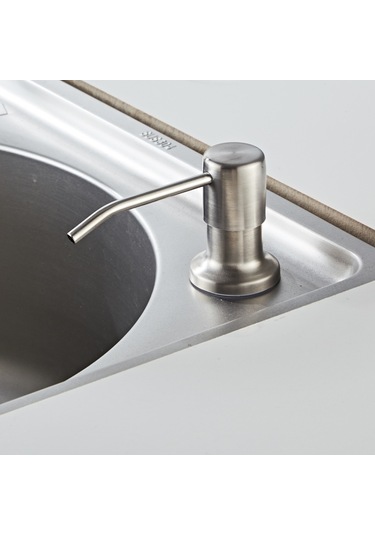 Sones 9508n-02 304 Paslanmaz Çelik Lavabo Sabunluk Pompa Başlığı Uzatma Silikon Tüp Banyo El Yıkama Temizleme Sabunluk