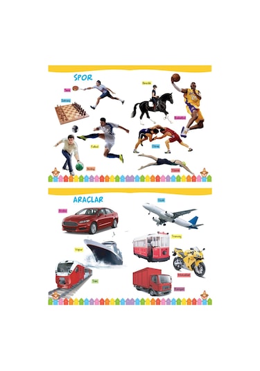 2-6 Yaş İlk Kelimelerim Seti  850 Kelime Öğreten 5 Kitap