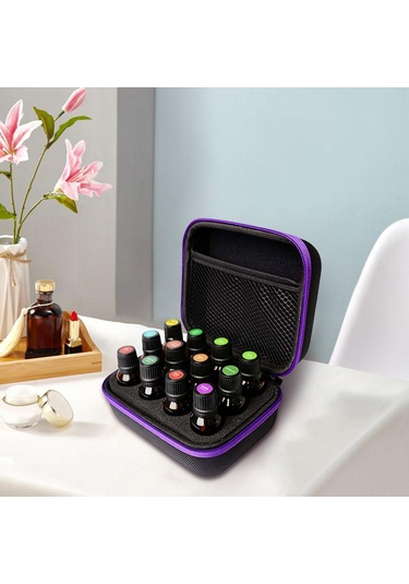 Suntek Seyahat 12 Yuvalı Uçucu Yağ Taşıma Çantası Saklama