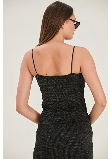 Alexandergardı Parıltılı Askılı Bluz (B22-23400)