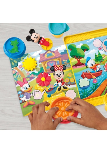 Play Doh Disney Junior Mickey Mouse Hikaye Oluşturma Oyun Hamuru Seti G2324 renkli