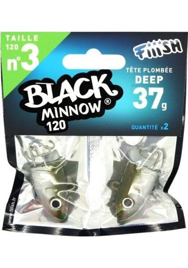 Fııısh Black Minnow 120 Jig Head Deep Zoka