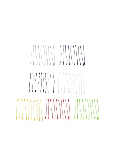 Homyl 10 Parça Fermuar Çekme Etiketleri Kordon Uzatma Gri Gri