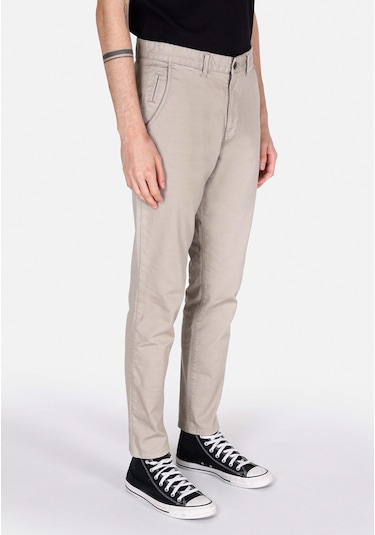 Colins Slim Fit Orta Bel Düz Paça Erkek Bej Pantolon Cl1049749 Q1.v2 Dbg Bej