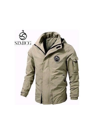 Sımıcg Erkek Büyük Kapüşonlu Ceket Haki