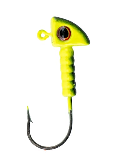 Jighead - Zoka - Kurşunlu Olta İğnesi - Xh-a 06 - Yeşil Siyah - 7 Gr - 10 Adet