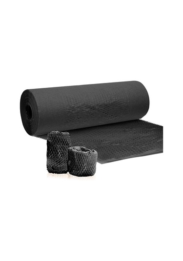 Petek Dolgu Ambalaj Kağıdı 380 Mm 100 M. Siyah
