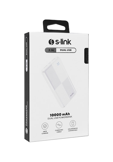S-lınk Ip-g12n, Beyaz, 10.000mah, 2xusb, 1xmicro Usb, 1xtype-c, 4