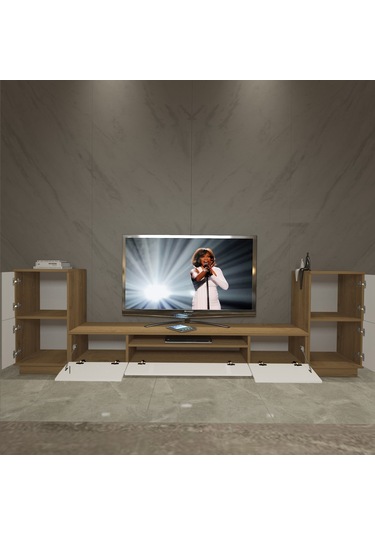 Decoraktiv Trendstyle On2s Mdf Tv Ünitesi Tv Sehpası Pera - Beyaz